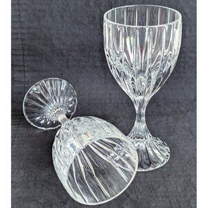 Park Lane by Mikasa Crystal Wine Water Goblets Set of 2 Stemware
